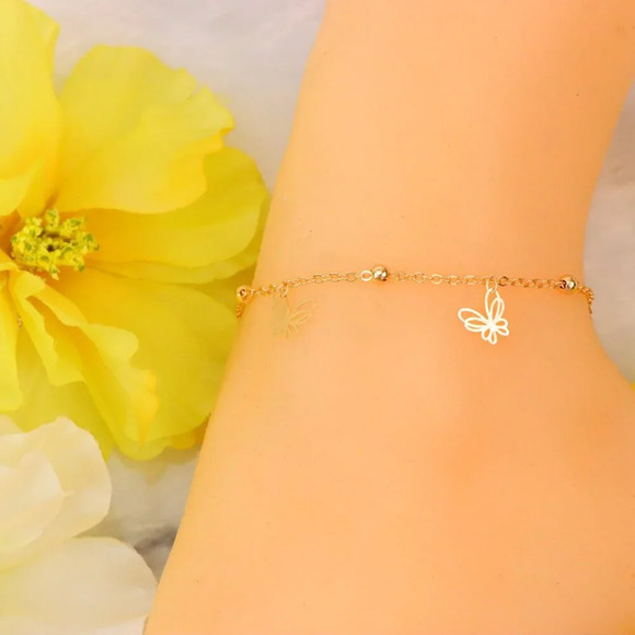 Minimalist Anklet, Sleek & Modern Design, Women’s Fashion, YC110161-A - Picture 11 of 11